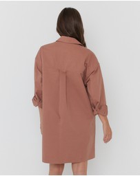ALEXANDRA - Jett Mini Dress Mahogany