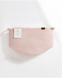 Living Textiles - Cotton Rope Medium Hamper - Pink
