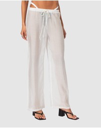 EDIKTED - Breezy Sheer Pants