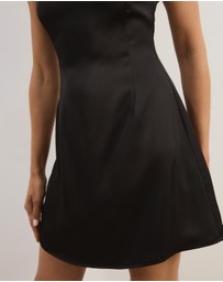 Atmos&Here - Janie Satin Mini Dress