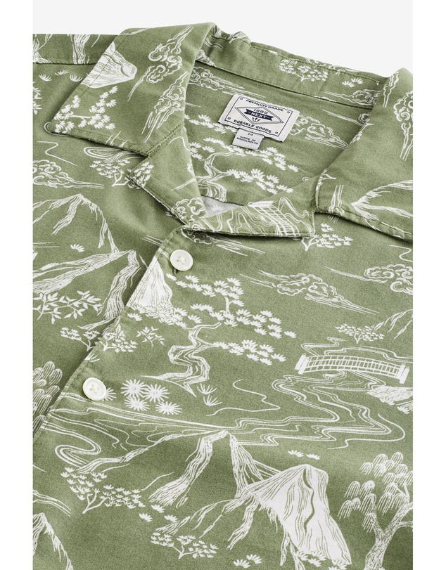 NEXT - Western Style Printed Short Sleeve Shirt With Cuban Collar