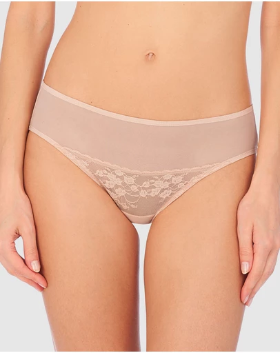 Natori - Cherry Blossom Mesh & Lace Bikini Brief