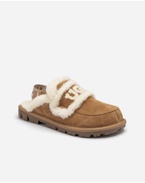 Ozwear Connection Uggs - UGG Violet Matelassé Shearling Slipper (Elastic Logo, Detachable Feature)