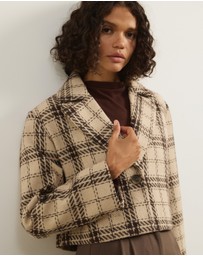 Atmos&Here - Marnie Wool Blend Short Coat