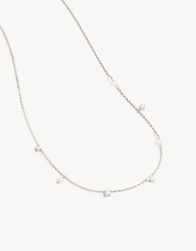 By Charlotte - Moonlit Bloom Pearl Choker