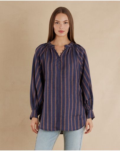 Striped Navy