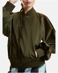 Cynthia Rowley - Satin Bomber Jacket