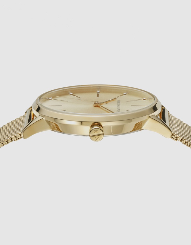 Armani Exchange - Gold-Tone Women's Analogue Watch