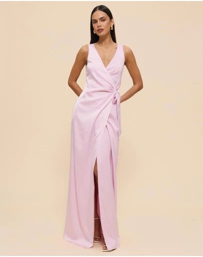 CHANCERY - Lani Sleeveless Wrap Maxi Dress