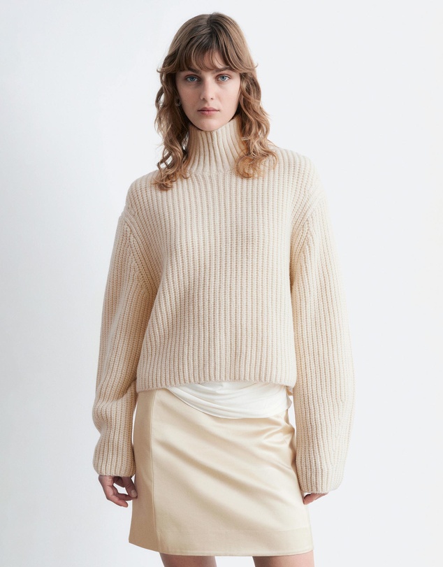 & Other Stories - Cropped Turtleneck Jumper