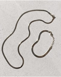 SAINT VALENTINE - Sphinx 3mm Snake Chain Necklace - Silver