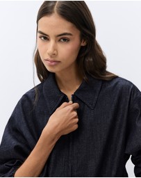UNISON - Denim Bomber Jacket