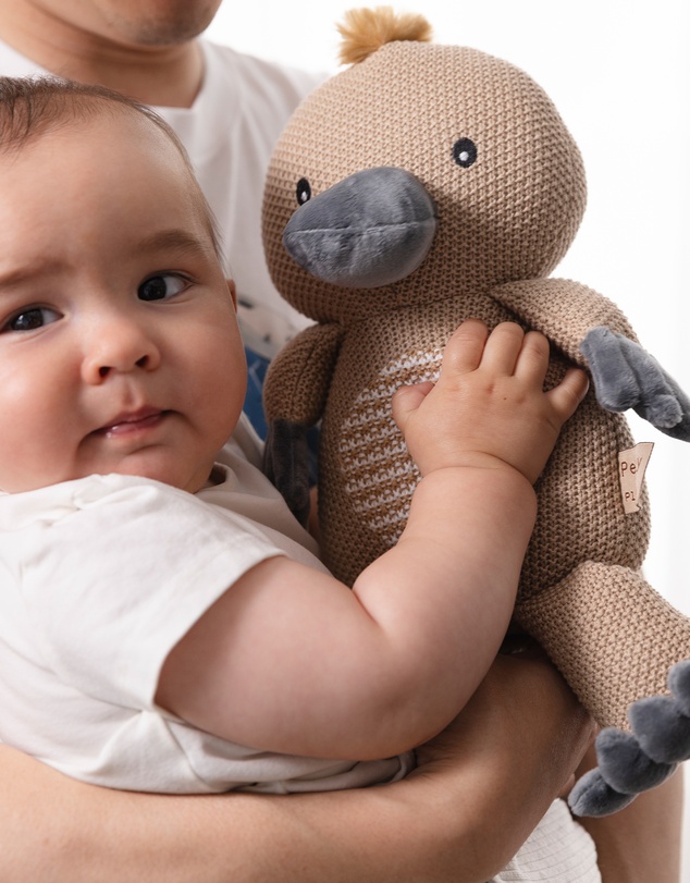 Living Textiles - Knitted Toy - Penny the Platypus