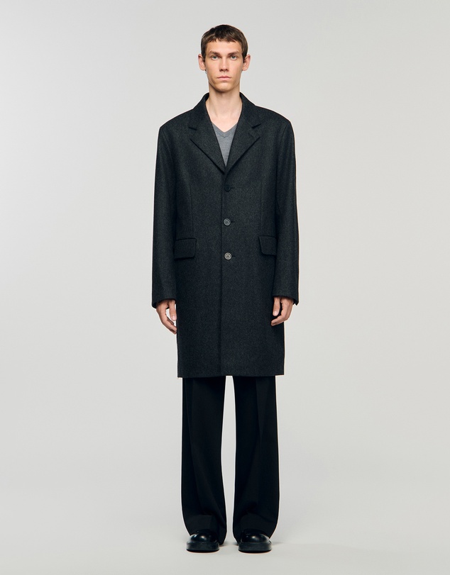 Sandro - New Heather Apollo Overcoat