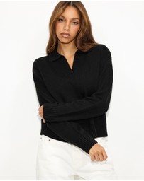 Dazie - Freya Knit Polo