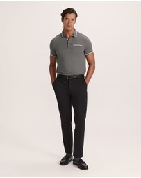 SABA - Ted Textured Cotton Polo