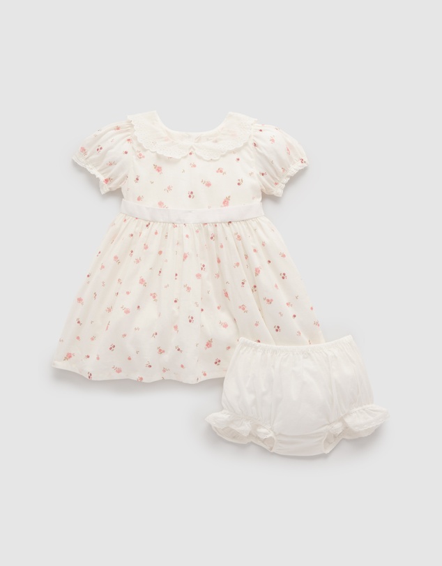 Purebaby - Rosebud Dress - Babies-Kids