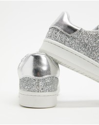 Holster - Starlite Vegan Glitter Sneaker - Silver - Women's