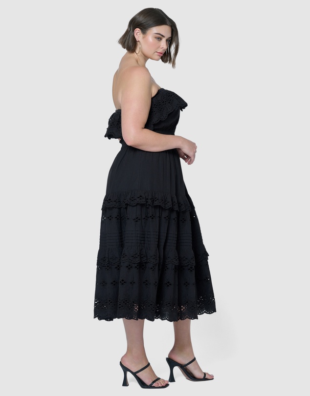 Sunday In The City - Defy Broderie Midi Dress