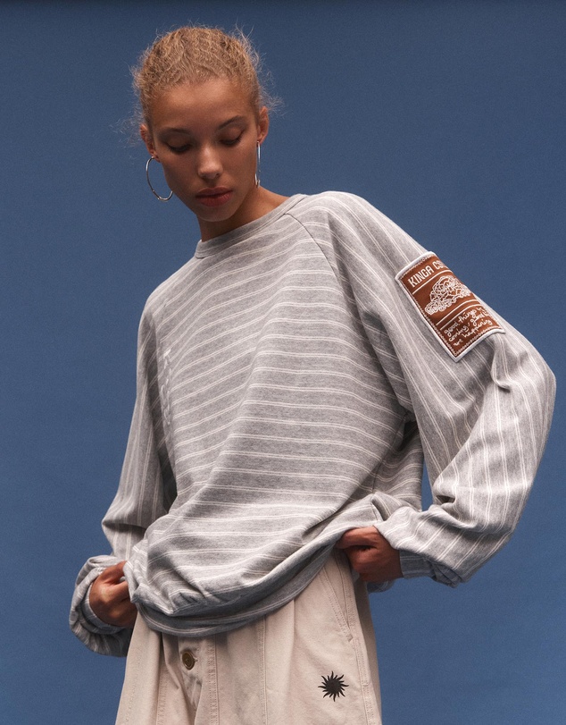 KINGA CSILLA - Smoke Stripe Med Jumper
