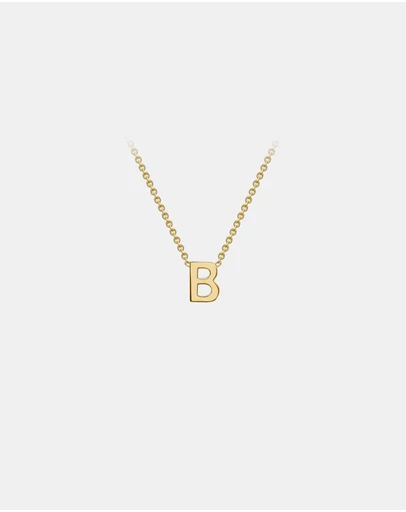 Zoe Olivia - 9K Gold Initial B Necklace