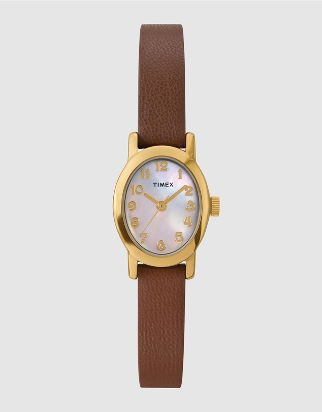 TIMEX - Cavatina 18mm Leather Strap Watch