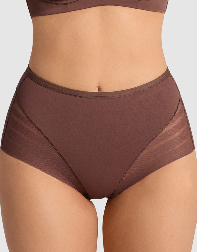 Leonisa - Lace Stripe Undetectable Seamless Shaping Brief