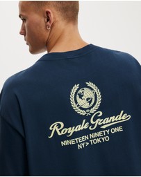 Cotton On - Box Fit Text T-Shirt
