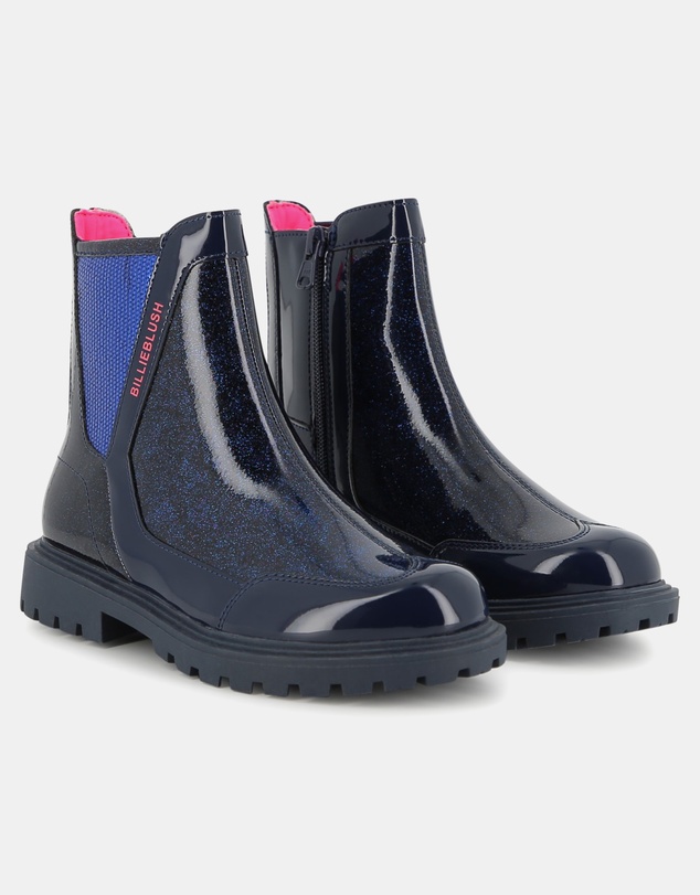 Billieblush - Faux Leather Ankle Boots - Kids-Teens