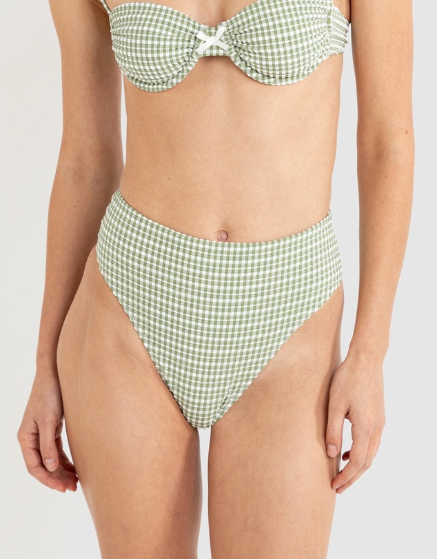 Rhythm - Lola Check Hi Waist Pants
