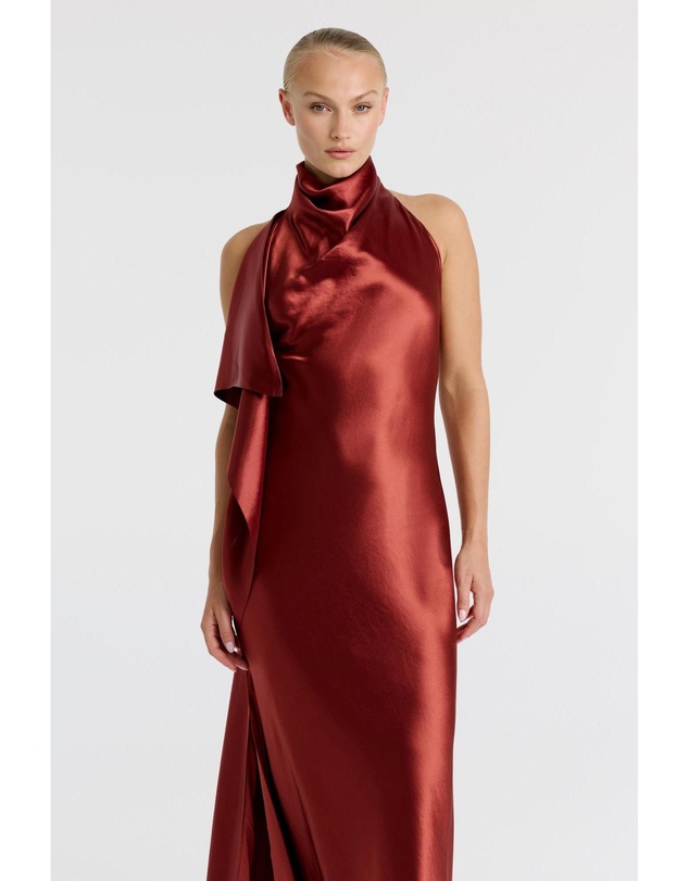 Bardot - Sierra Drape Front Maxi Dress