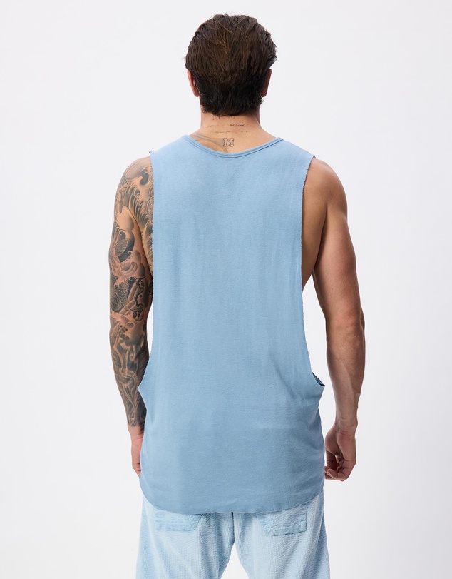 Surrounded By Ghosts - The Titanium Rib Knit Muscle T-Shirt