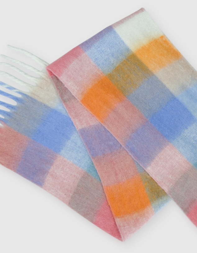 Belle & Bloom - Vail Checkered Scarf - Candy