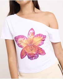 Alice In The Eve - Orchid Slashed Tee