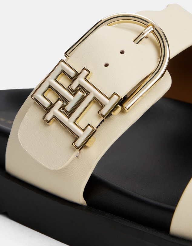 Tommy Hilfiger - Leather Sporty Mules - Women's