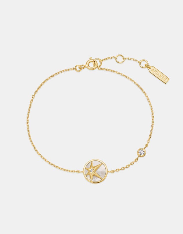 Ania Haie - Ania Haie Gold Star Mother-of-Pearl Bracelet