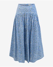 Forcast - Alisa Gathered Full Skirt