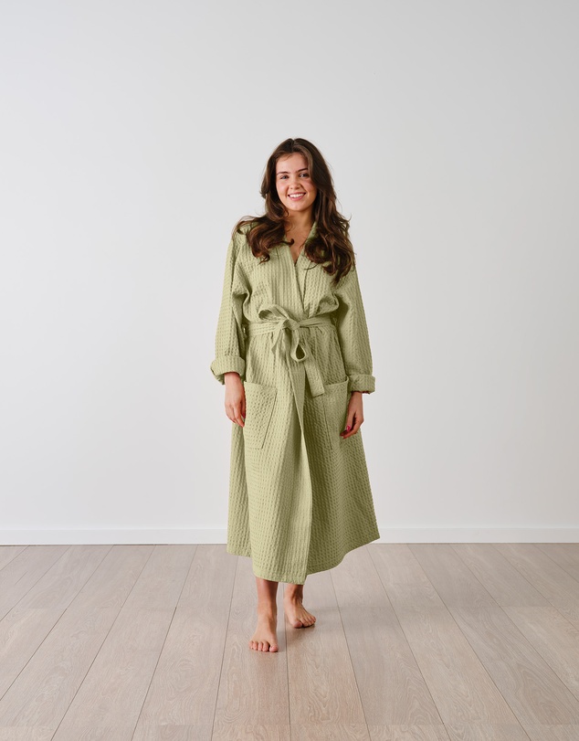 Linen House - Keaton Waffle Robe