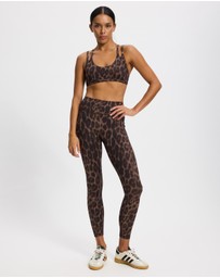 adidas Performance - Optime Leopard Strappy Light Support Bra