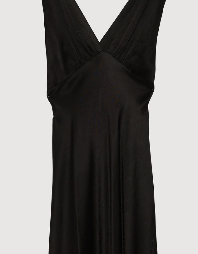 Revibe - Repaired Shona Joy La Lune Plunged Cross Back Maxi Dress - AU 8