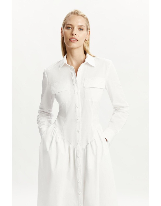 Bardot - Agatha Fitted Shirt Dress