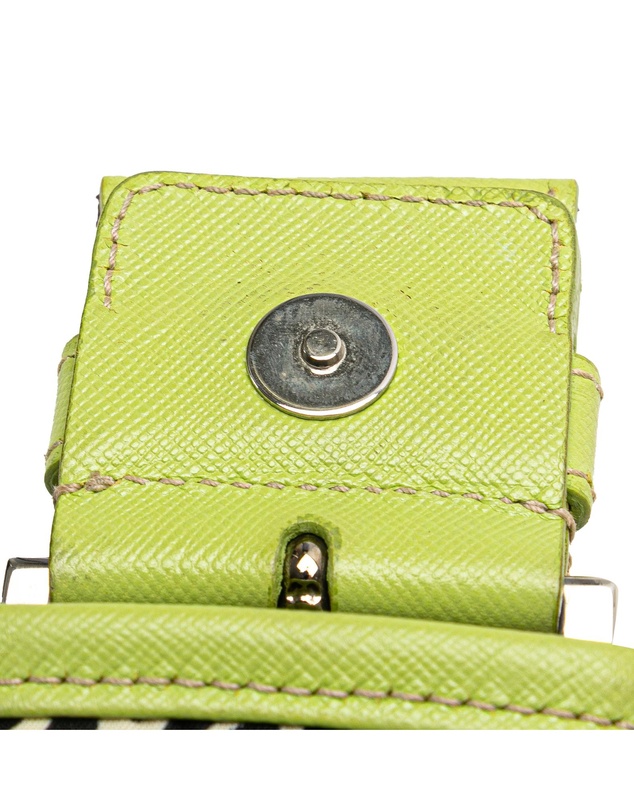 Pre-Loved by Azura Reborn - Pre-Loved prada Printed Crossbody Bag with Adjustable Shoulder Strap and Buckle Closure