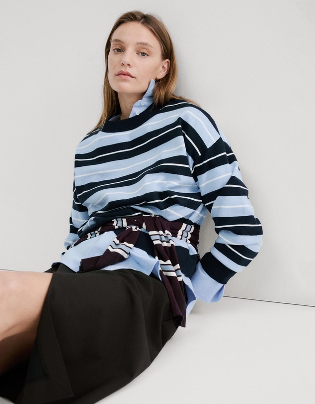 M.N.G - Knit Striped Sweater