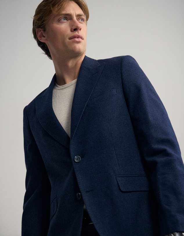 Oxford - Blake Wool Blend Peak Lapel Blazer