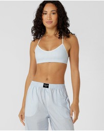 Lorna Jane - Serendipity Stripe Sports Bra