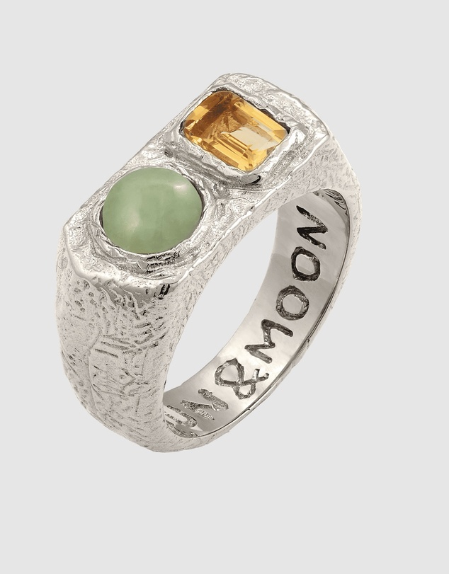 Haze & Glory - Sun and Moon Signet Ring
