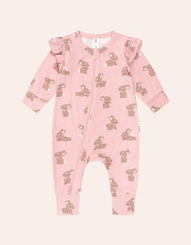 Huxbaby - Bunny Zip Romper - Babies