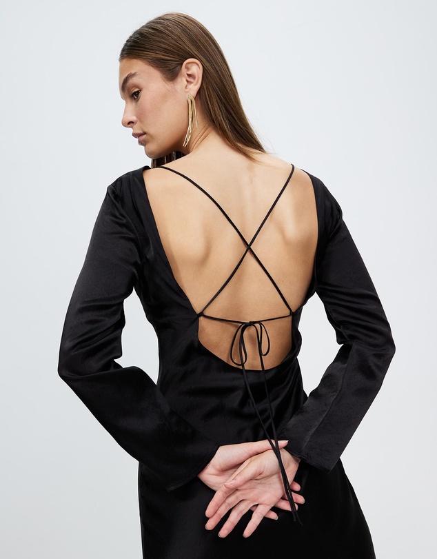 Third Form - Crush Tie Back Maxi Dress