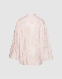 ROTATE - Flower Oversized Shirt