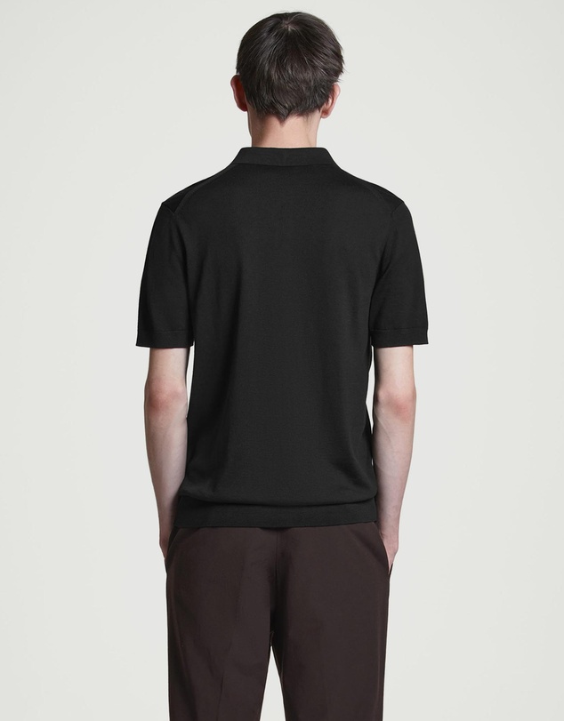 COS - Slim Knitted Silk Polo Shirt